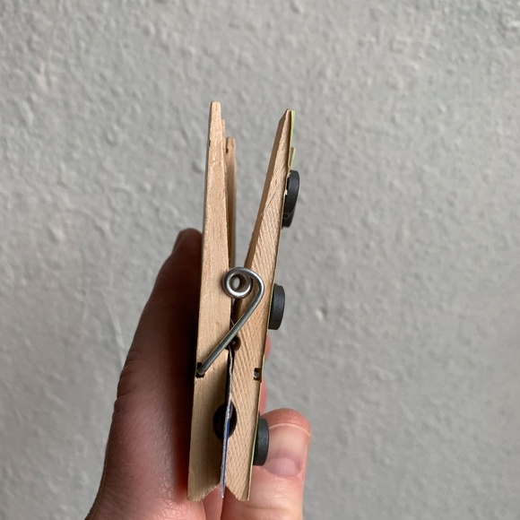 4 Painted Clothespin Magnets from QUIRK Gallery - Picture 4 of 5